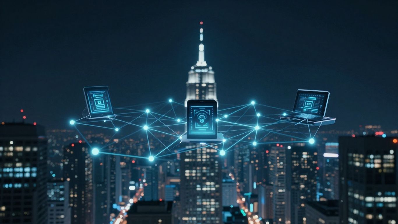 Blockchain and IoT integration for security and efficiency.