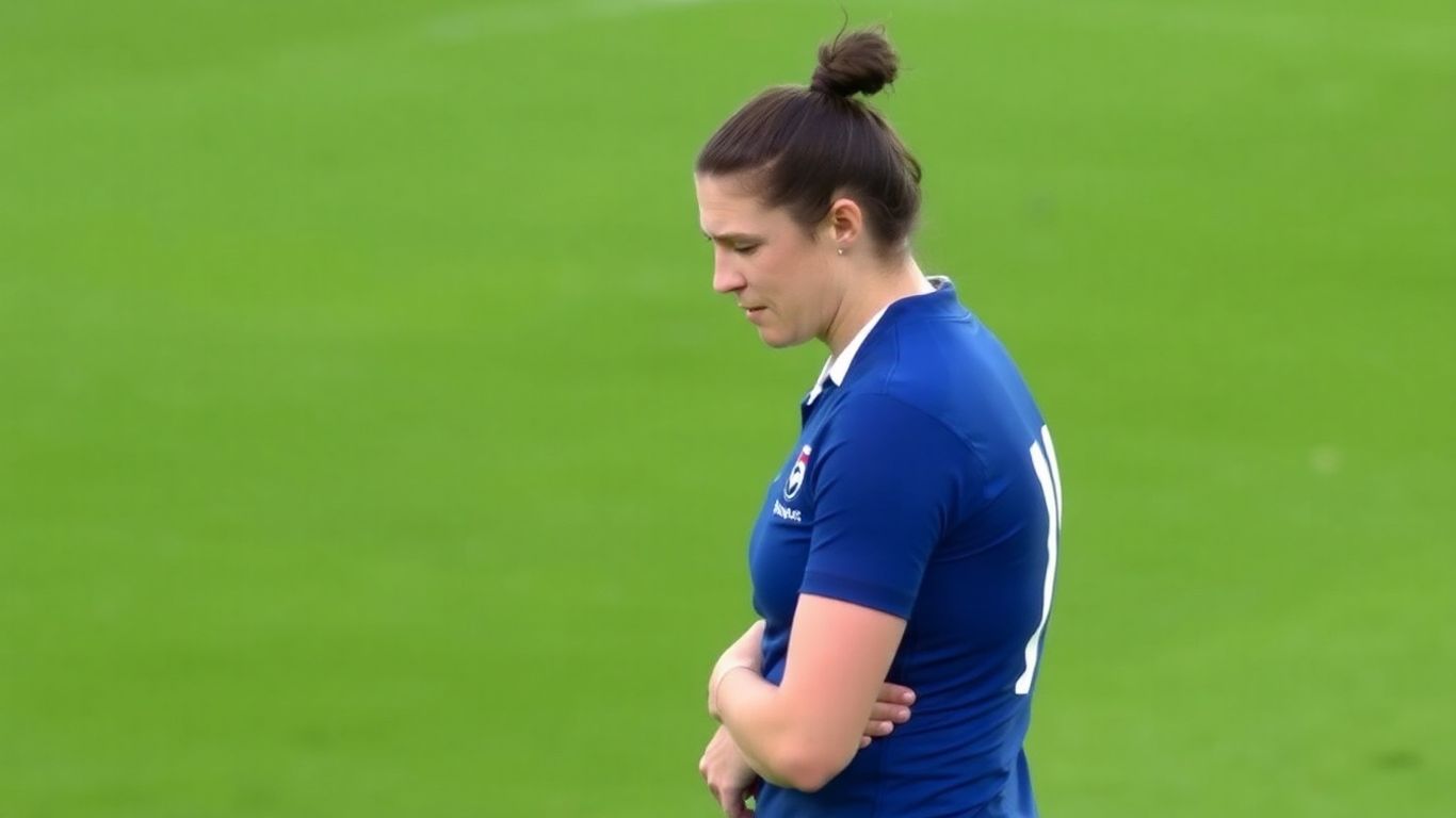 Joueuse française de rugby abattue sur le terrain