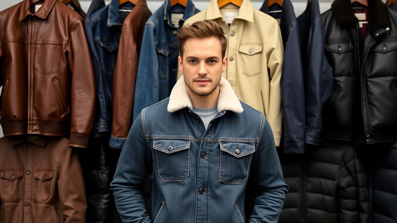 Men's jackets on Amazon