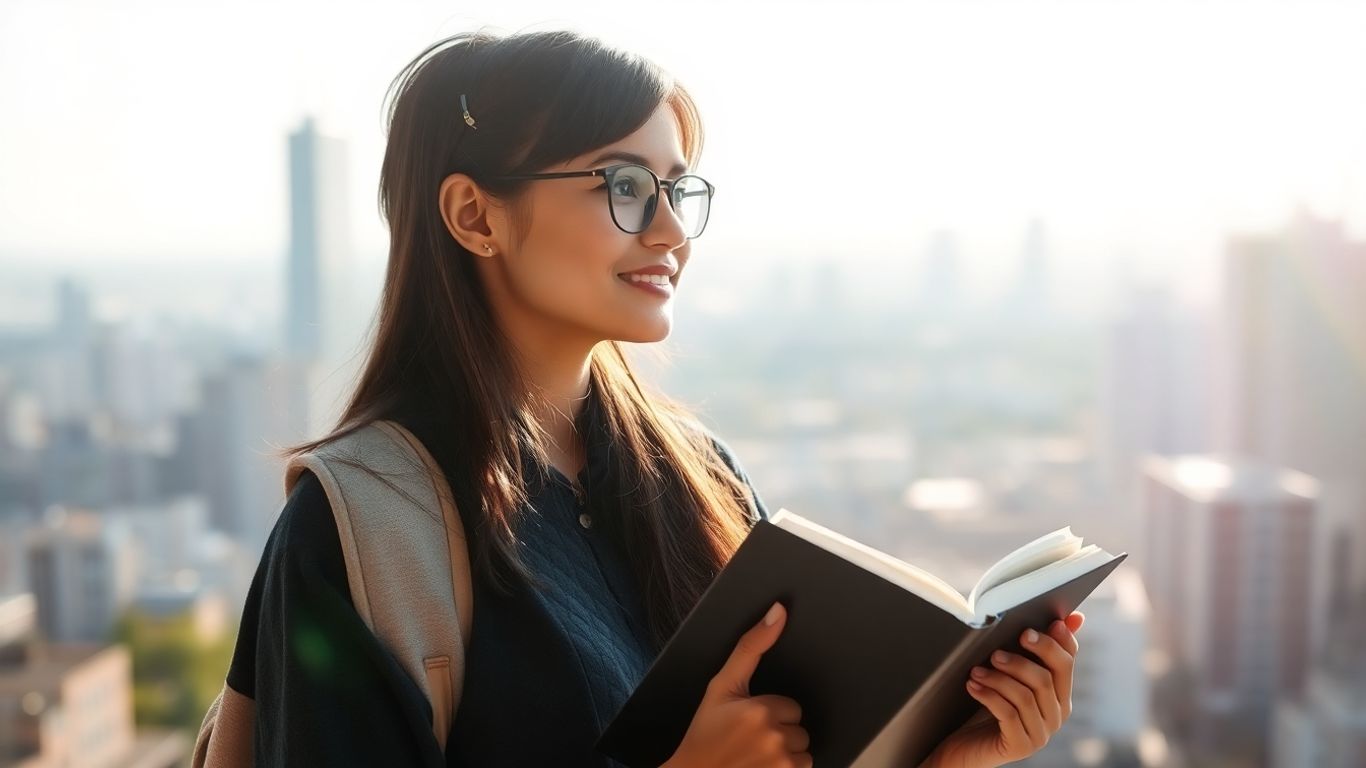 Student achieving success with IELTS practice tests.