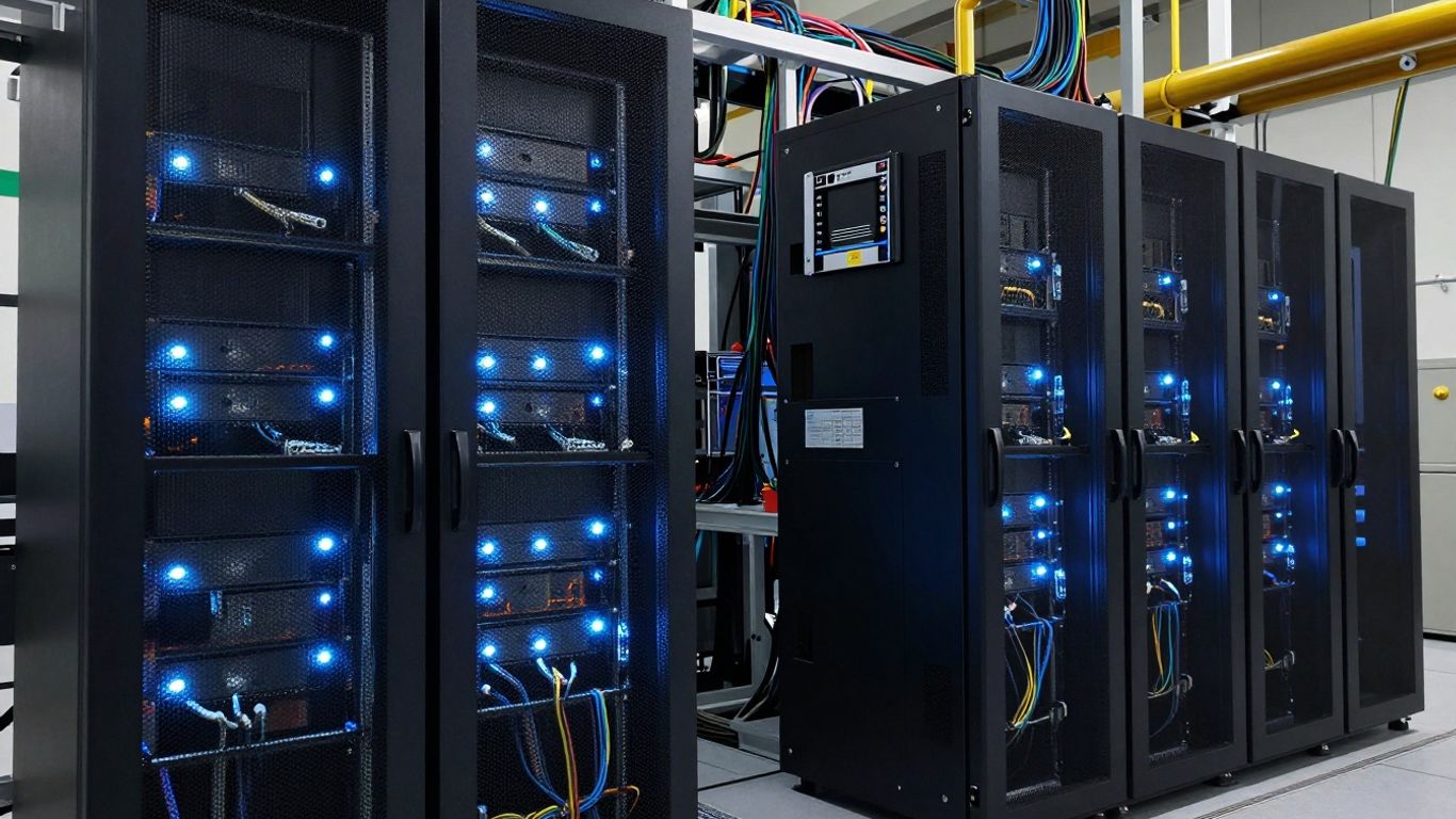 Advanced blockchain mining hardware and infrastructure.