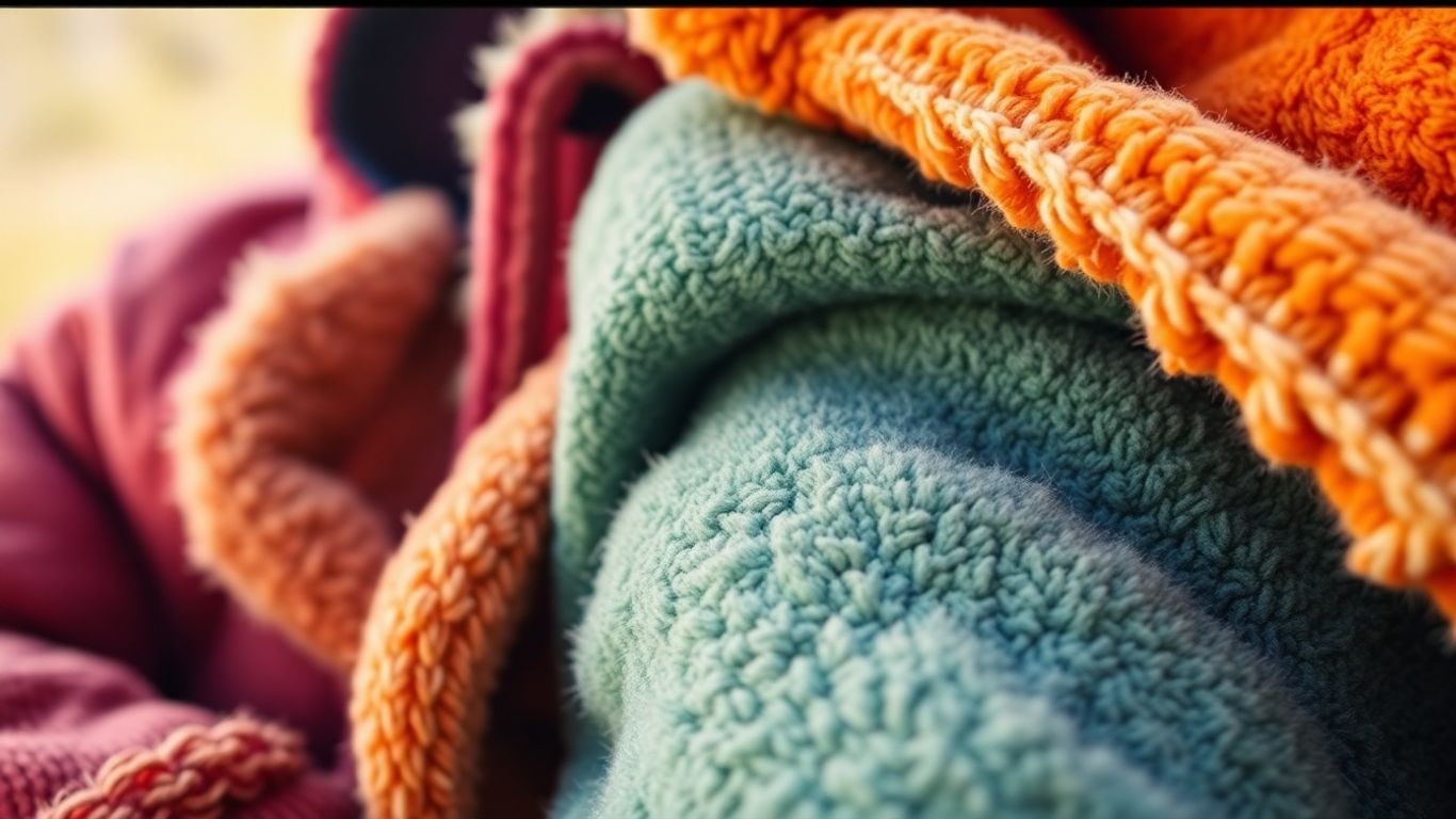 Warme Sherpa Kleidung in natürlicher Umgebung