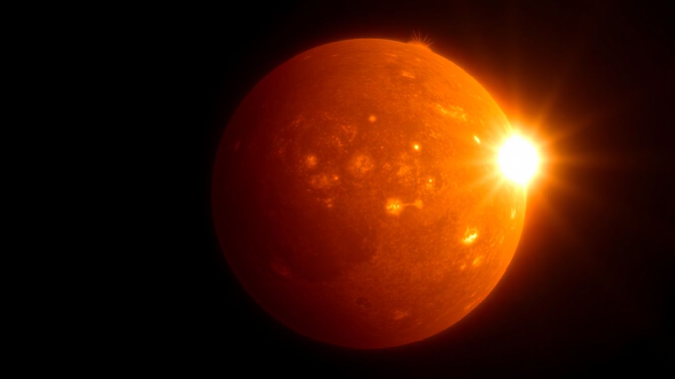 Image photographique du Soleil avec des taches solaires actives