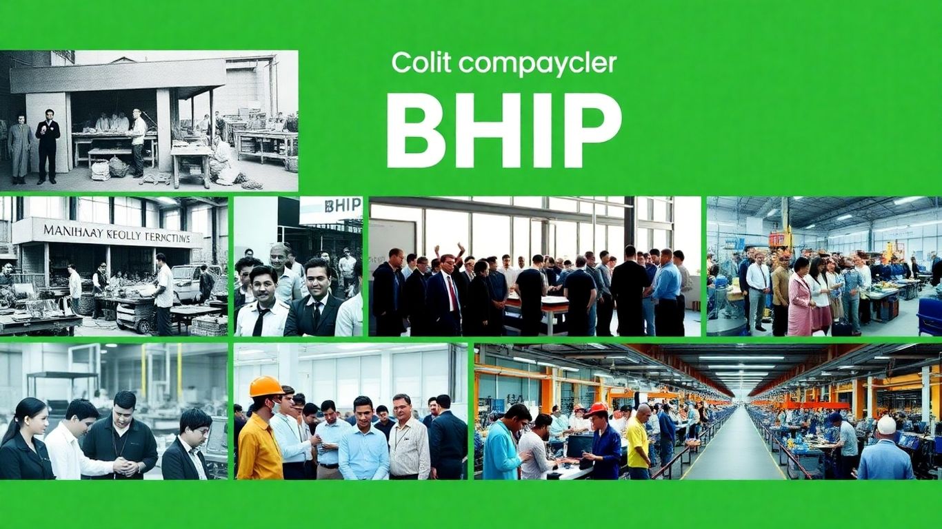 BHIP Company history montage: small workshop to global success.