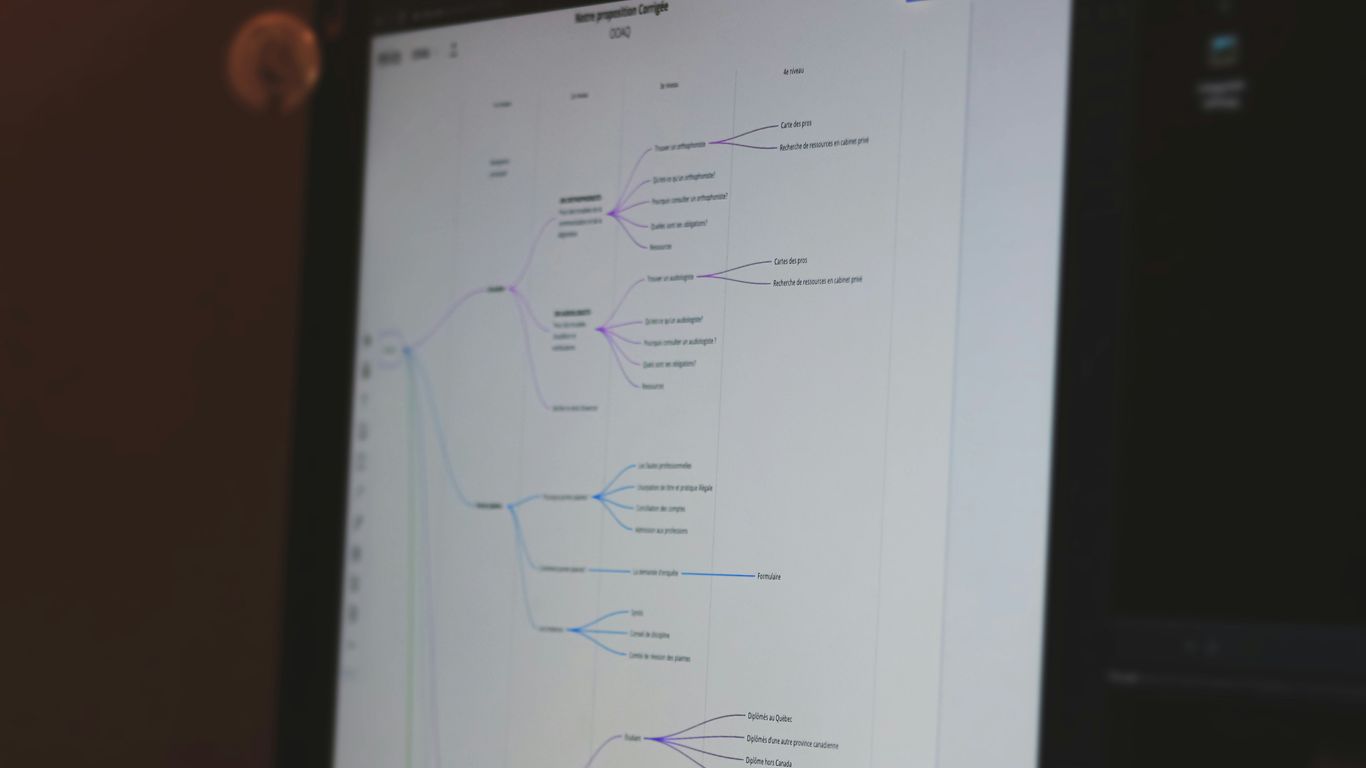 black flat screen computer monitor