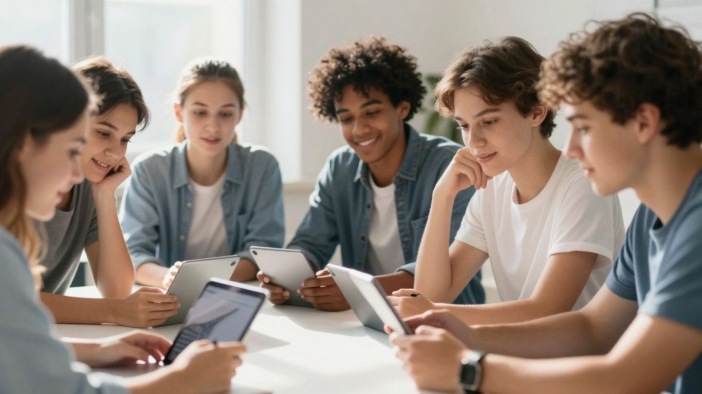 Beginners learning about stock market investing.