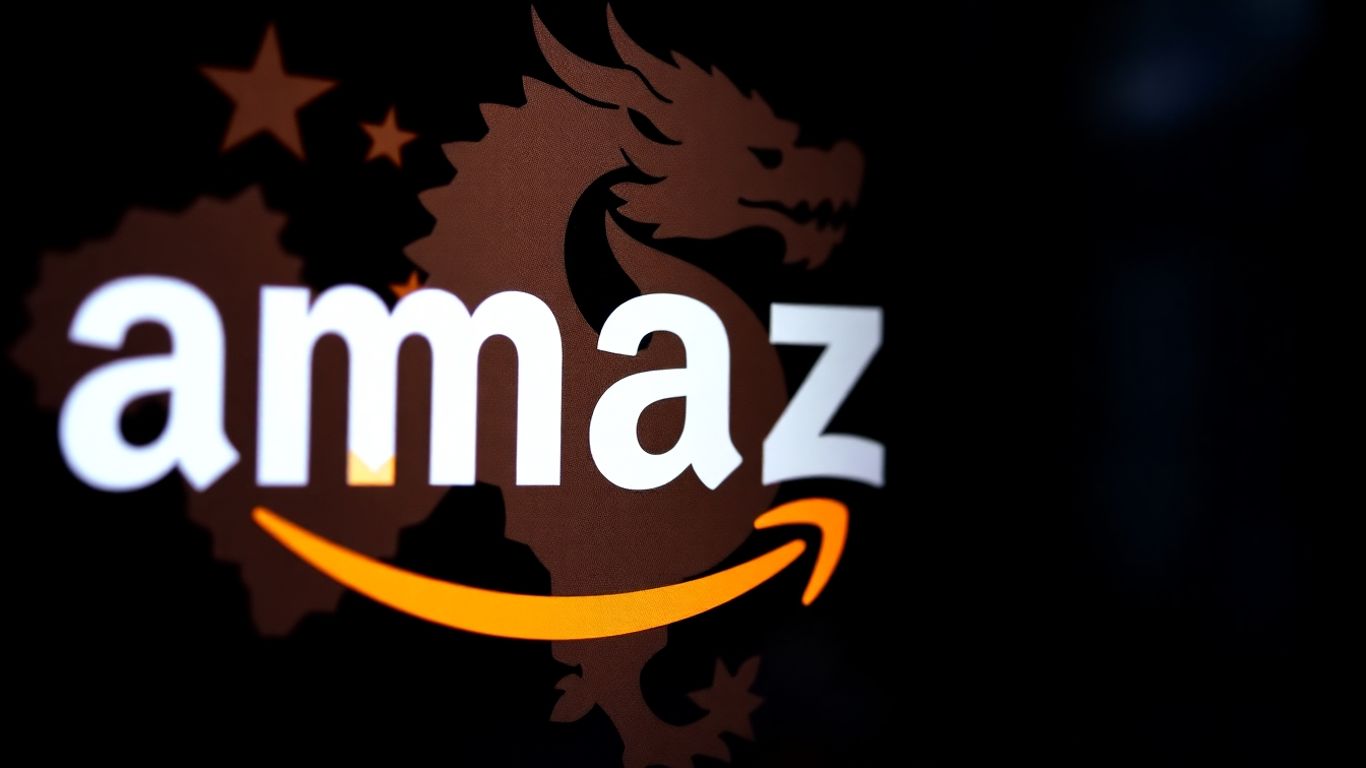 Amazon Logo mit chinesischen Elementen