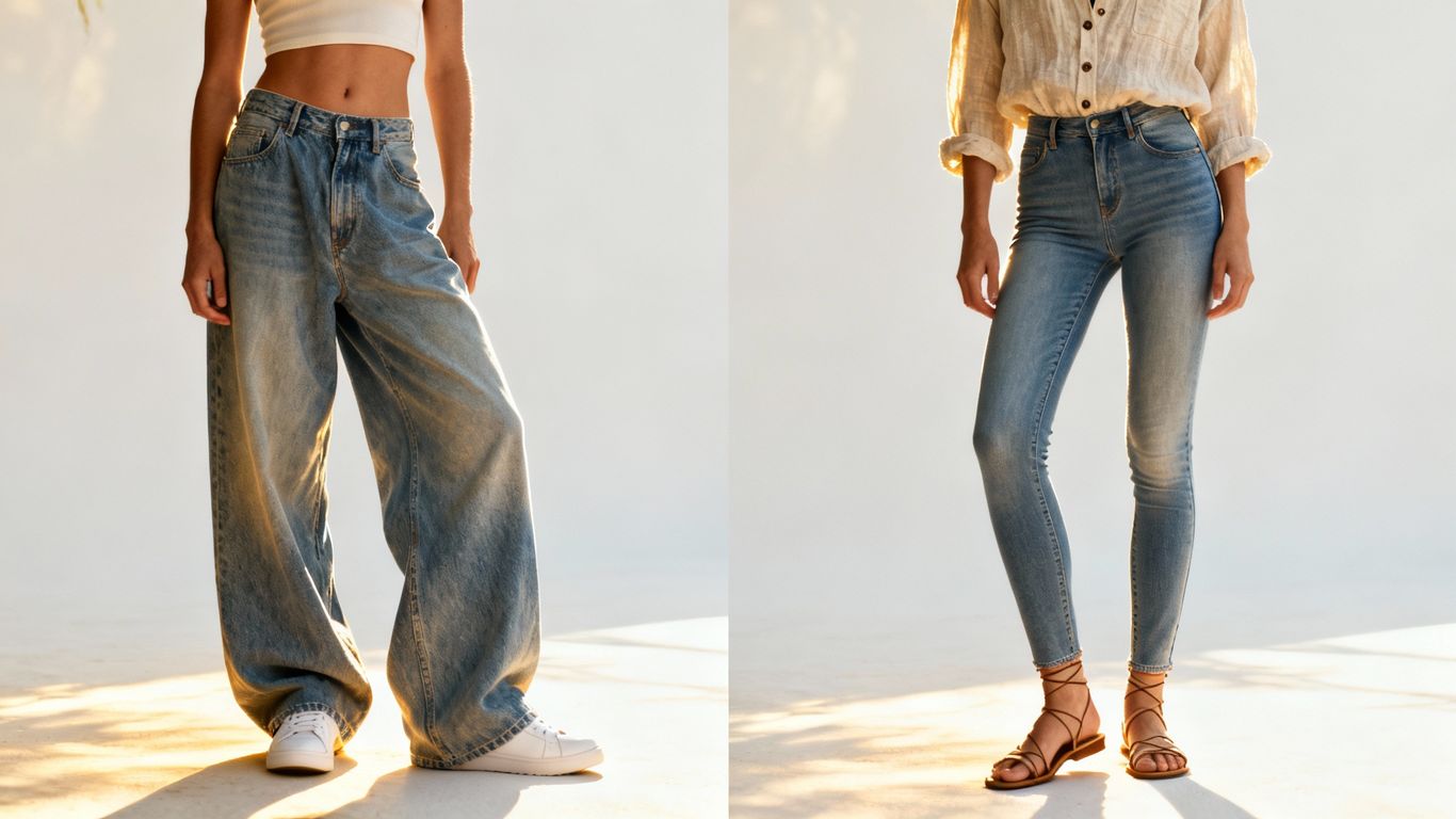 Denim's New Era: Baggy Styles and Refined Skinnies Take Over This Summer