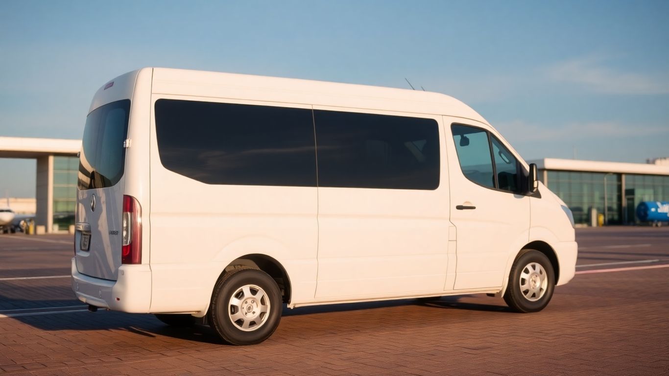 Minibus ready for Slough to Heathrow airport transfer