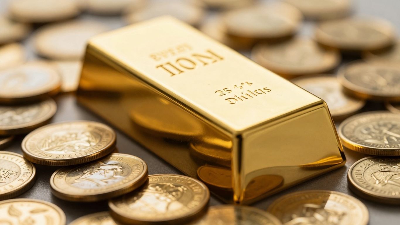 سبائك وعملات ذهبية للاستثمار في التقاعد.