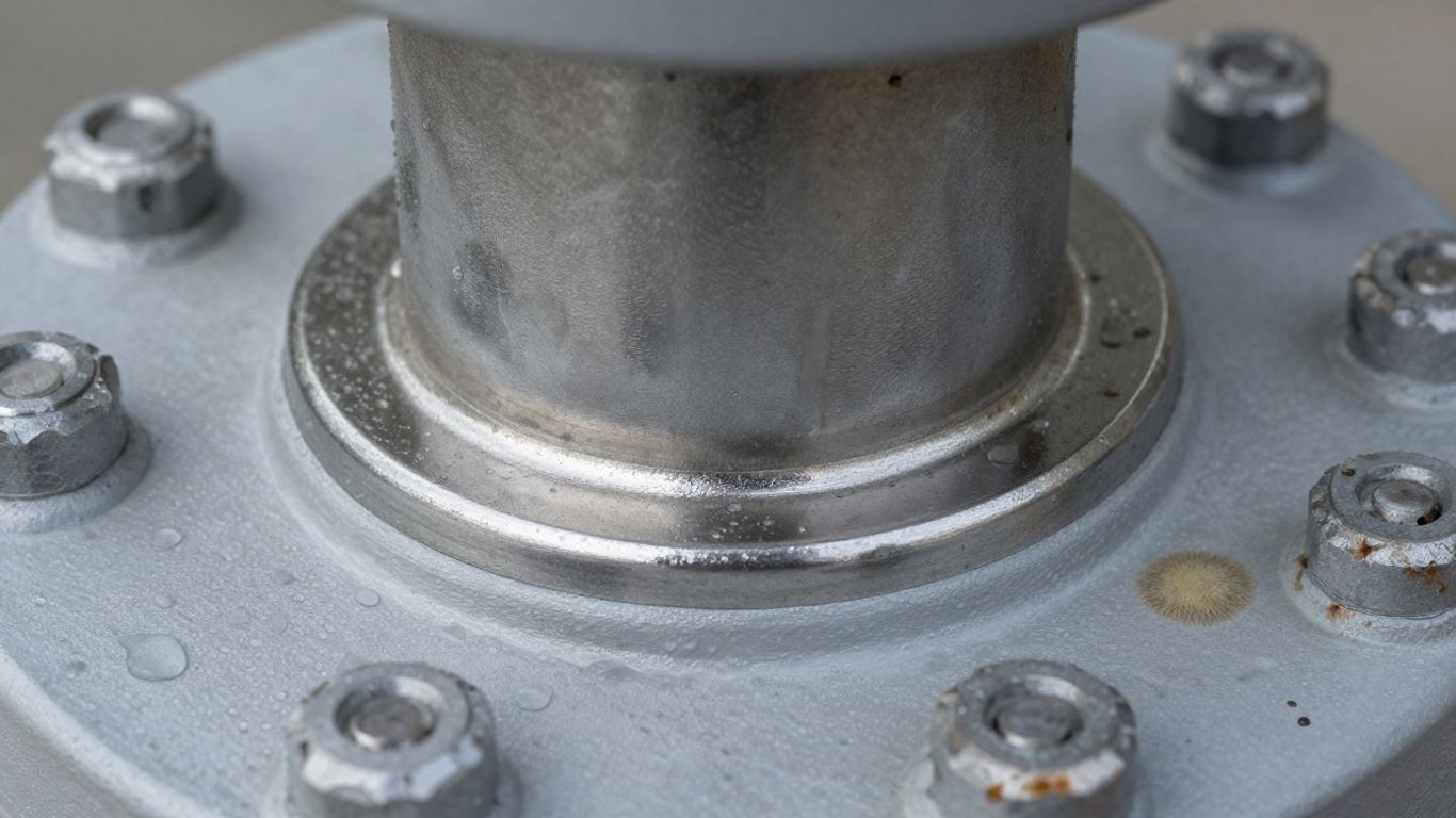 Well seal preventing biofilm on industrial water system.