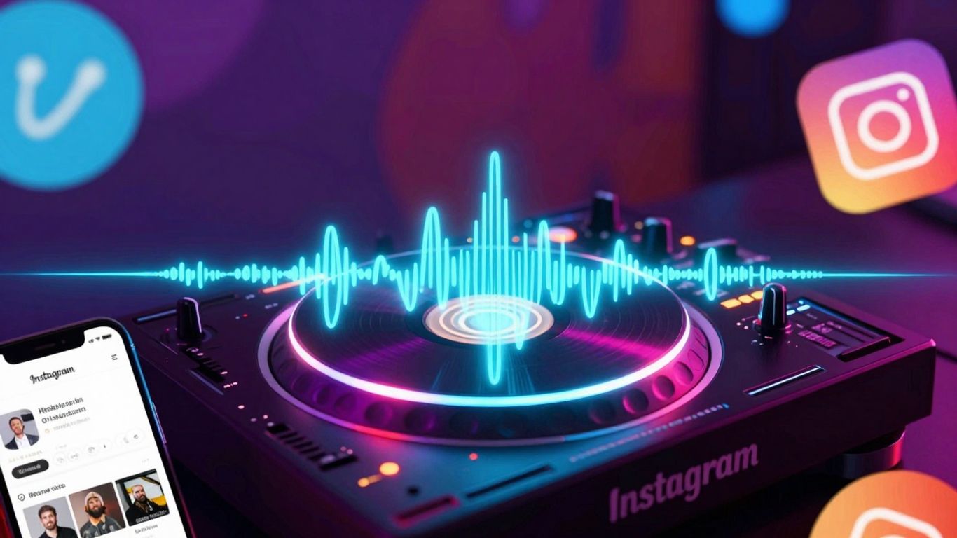 Promoting music beats on Instagram with Reels and Stories.