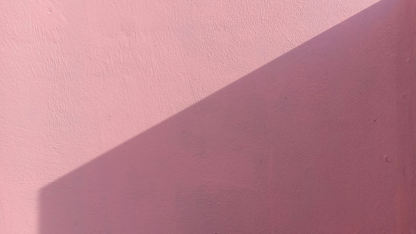 pink painted wall with pink paint