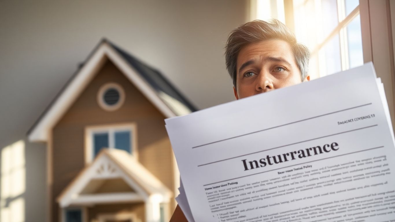 Casa con póliza de seguro desbordada.