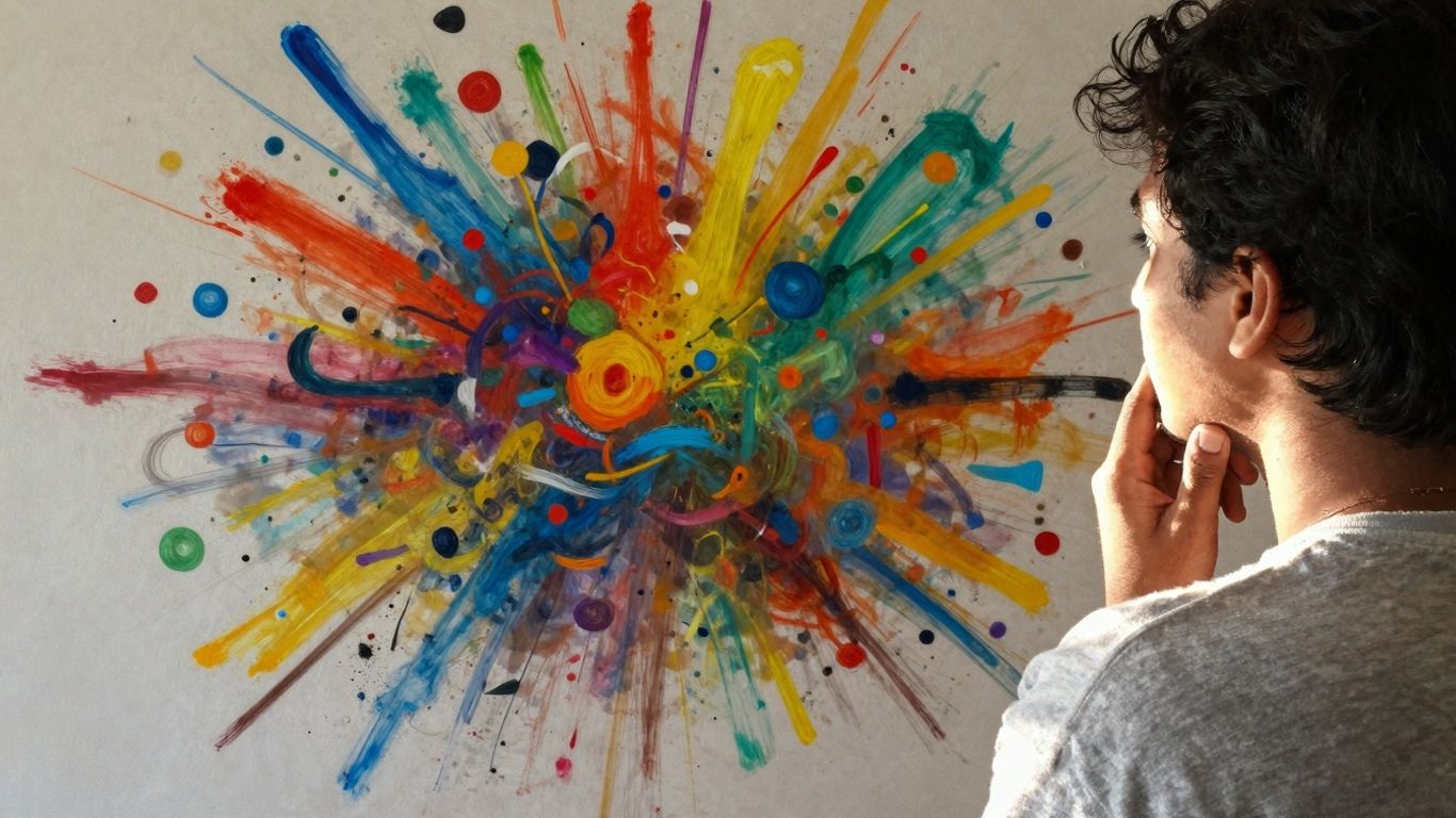 Persoană contemplând accesul la cultură și dezvoltarea personală.