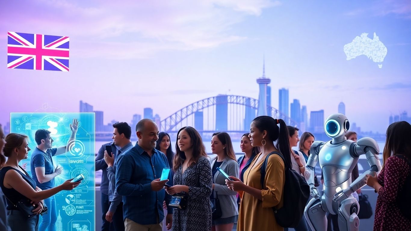 Australians engaging with future tech.
