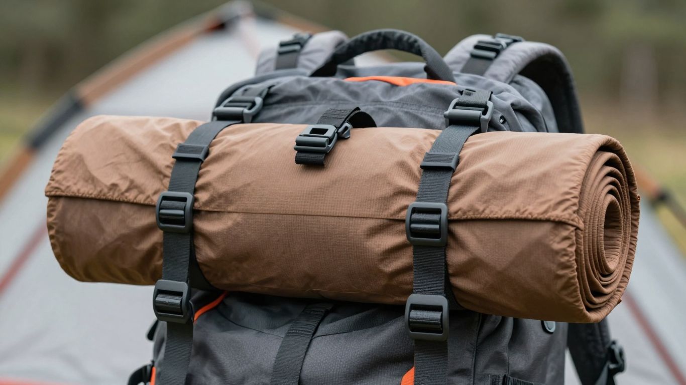 How to Attach Tent to Backpack