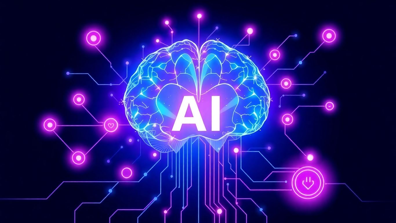 Infographic about the .AI domain and artificial intelligence.