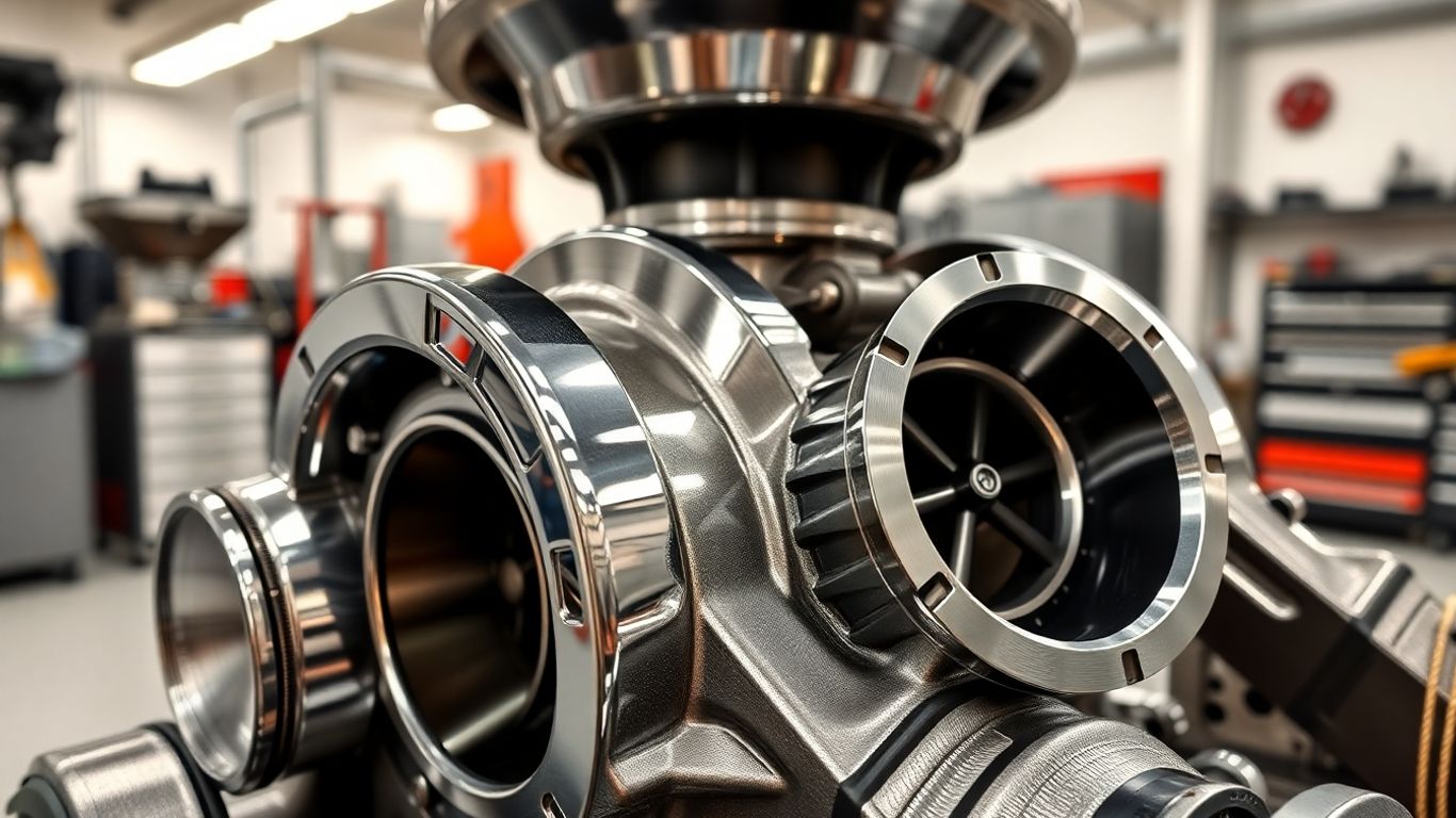 High-quality engine components for luxury vehicles.