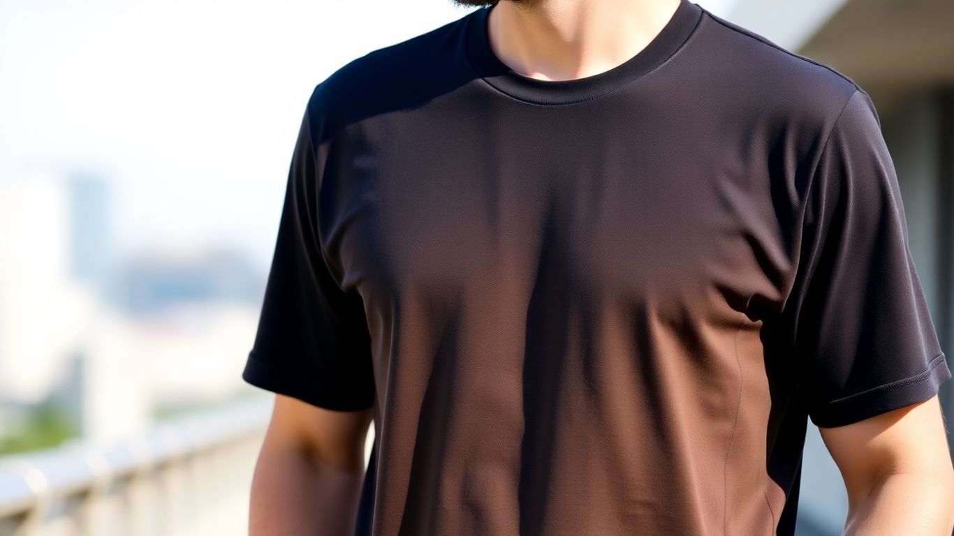 Man in faith-inspired t-shirt