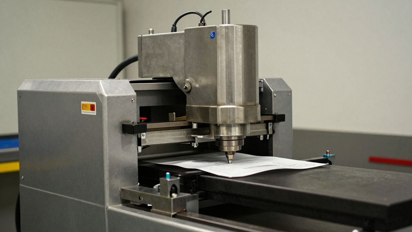 เครื่องซีลเกรดอุตสาหกรรมกำลังทำงาน