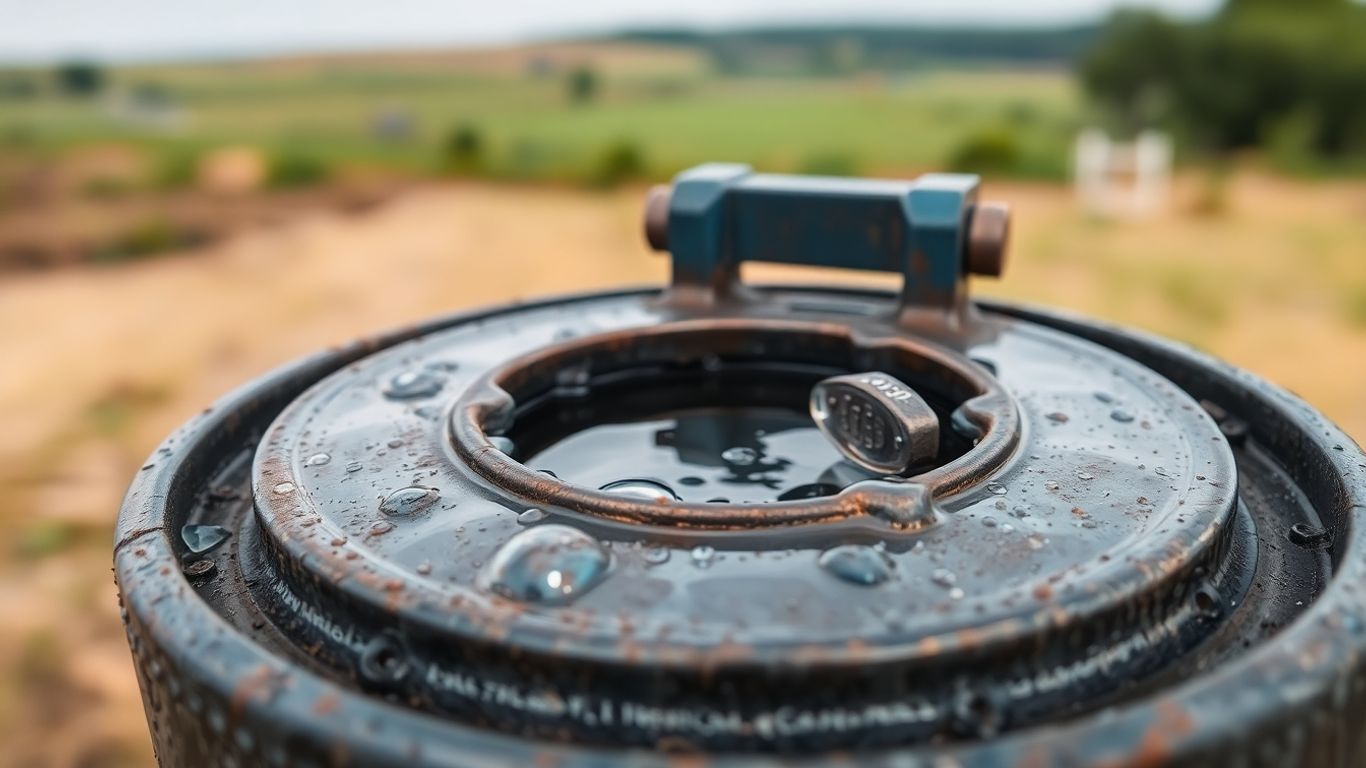 Well seal protecting rural water source