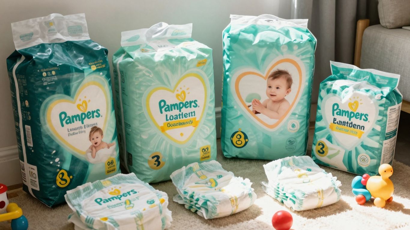 Pampers diapers promotion in Belgium