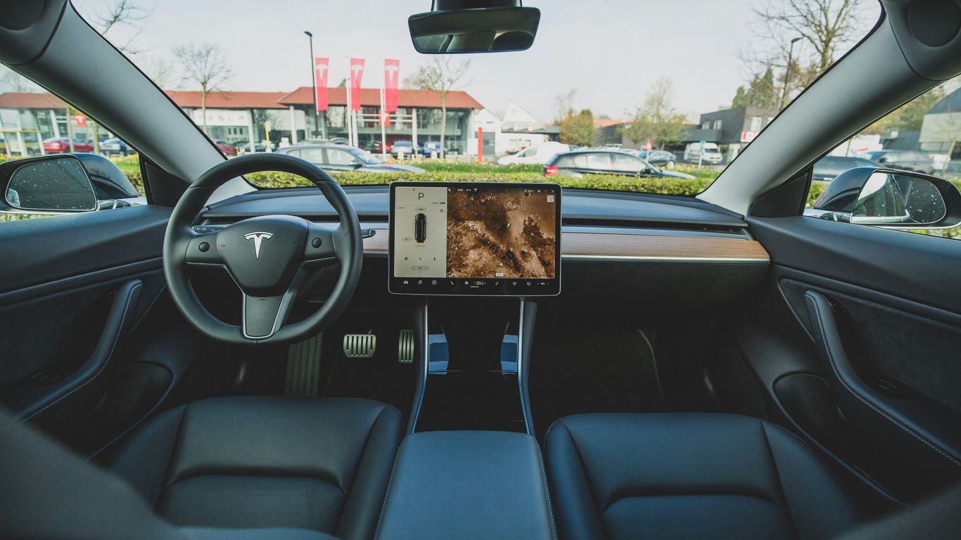 black car interior 