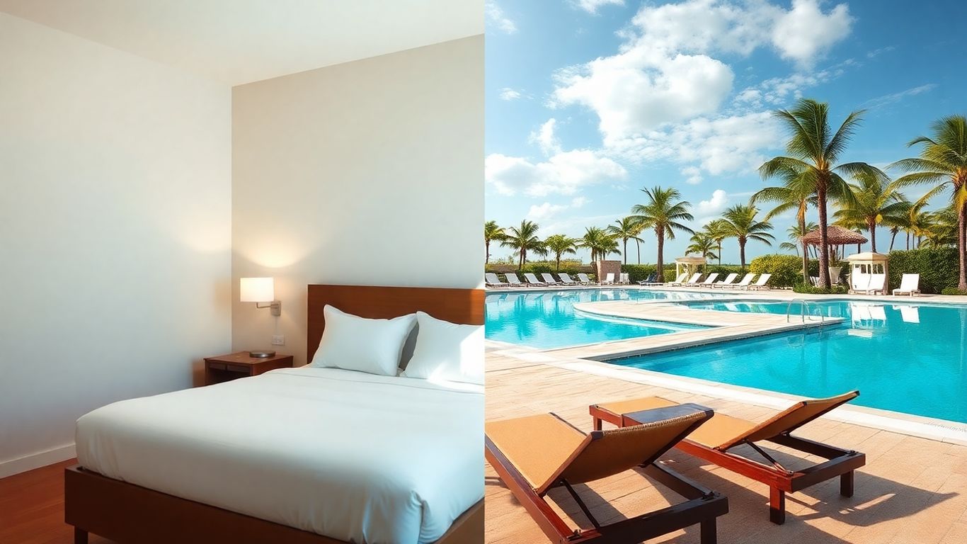 Luxury rehab facility versus resort vacation