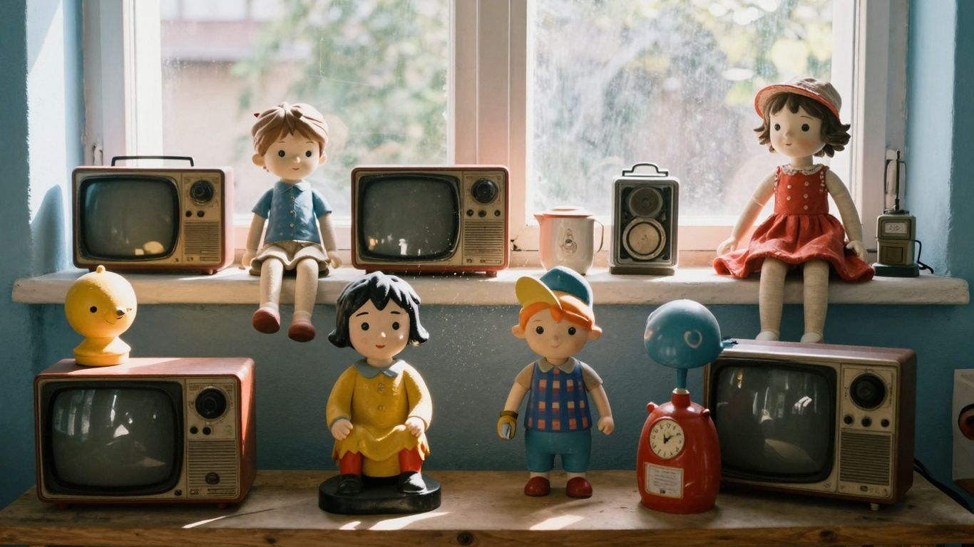 Muzeum Sentymentów w Kowarach, pełne kolorowych, nostalgicznych przedmiotów.