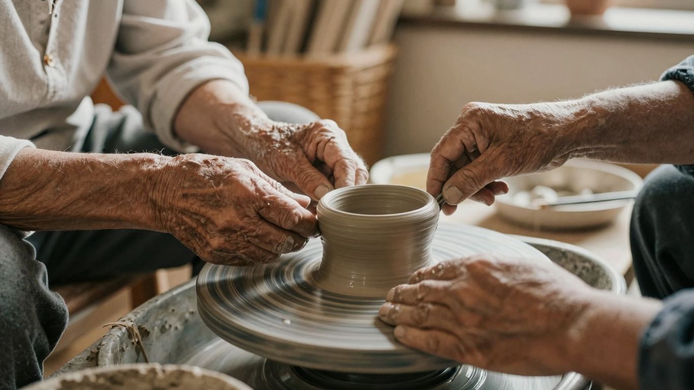 Generații conectate prin tradiții și meșteșuguri.