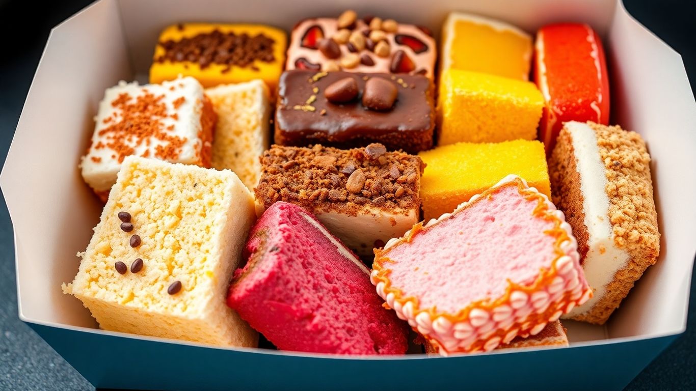 เค้กฟูหลากหลายเมนูในสแน็คบ็อกซ์