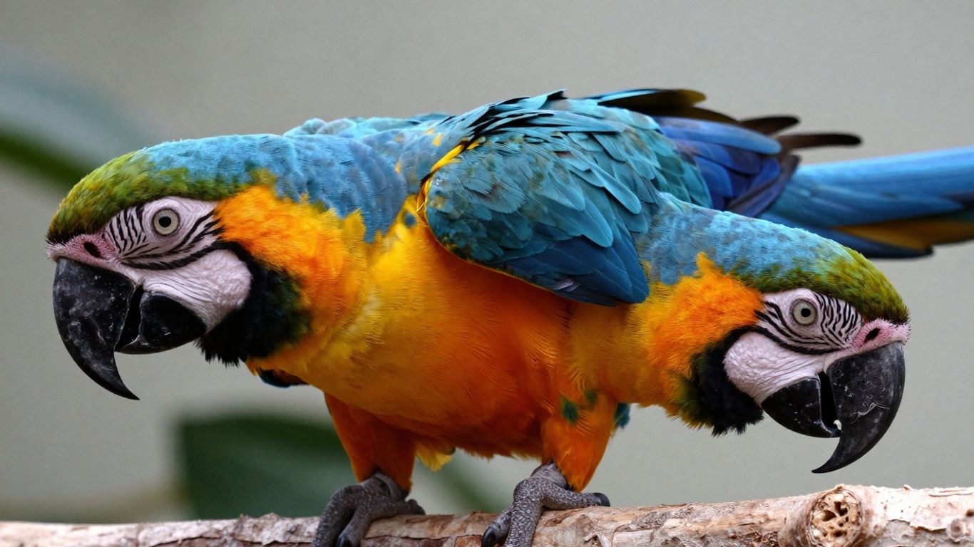 Baby blue and gold macaw parrot for sale