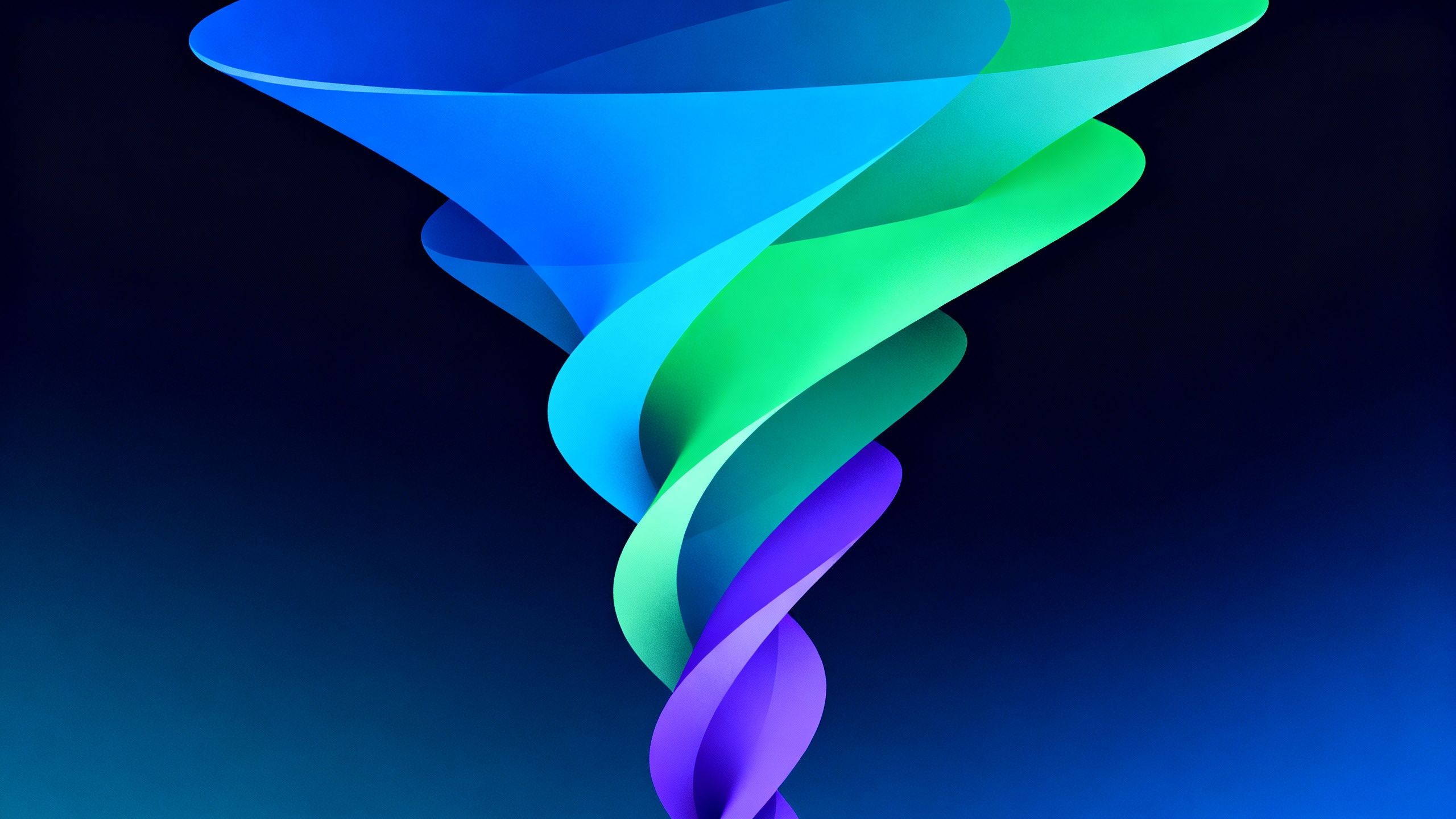 Digital art of a stylized sales funnel with abstract shapes.