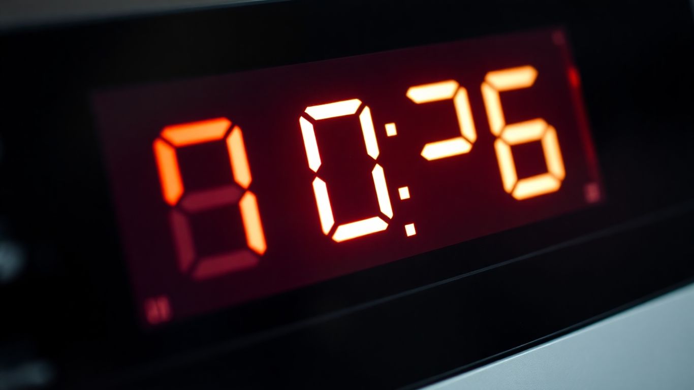 Compteur de caractères sur un écran numérique lumineux.