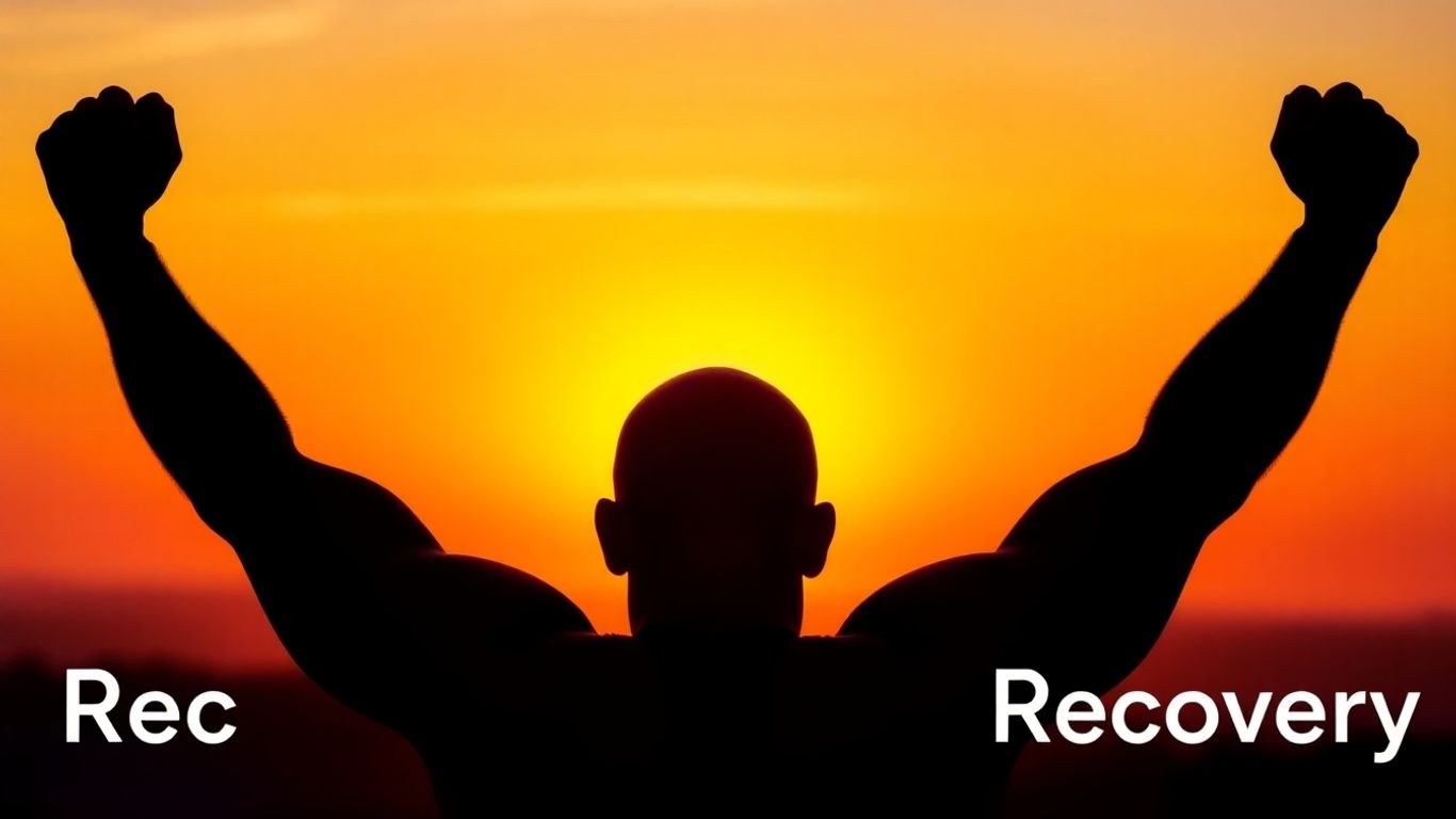 Person stretching at sunrise, symbolizing strength and recovery.