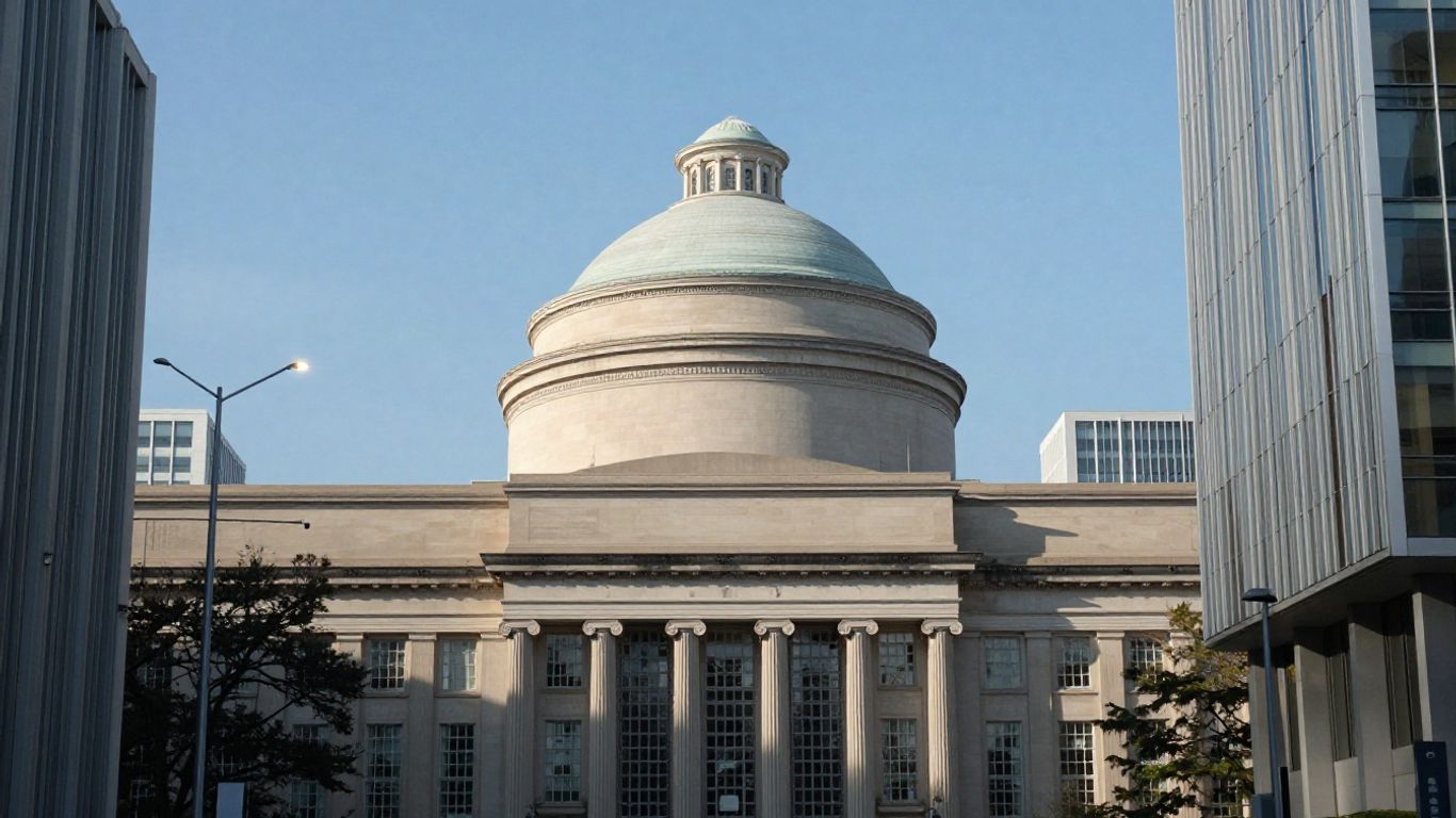 MIT Great Dome and modern campus architecture