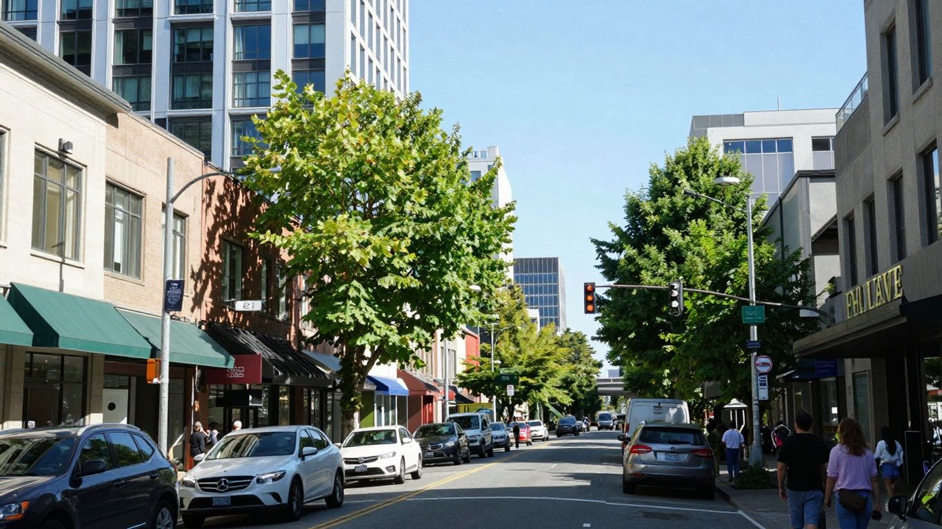 Bellevue Washington cannabis dispensaries street view