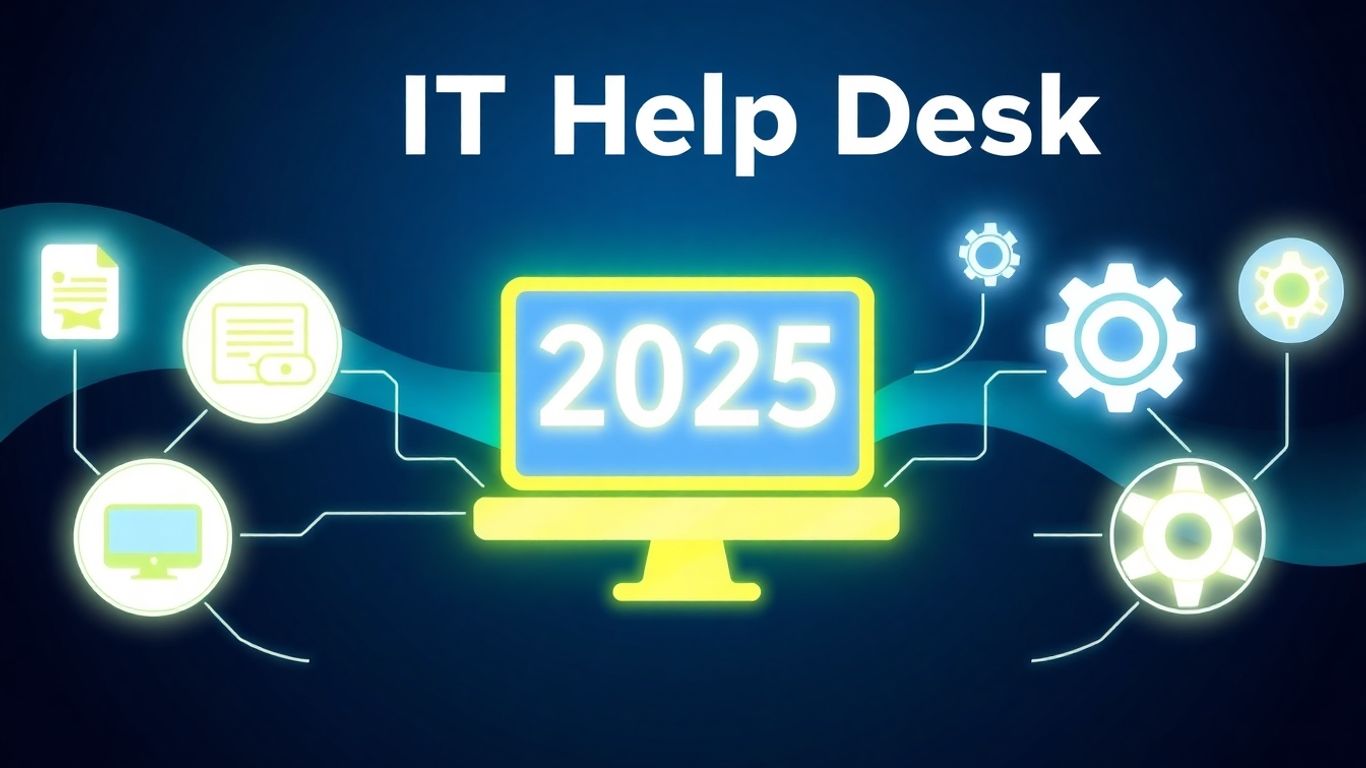 Infographic for choosing an IT ticketing system in 2025.