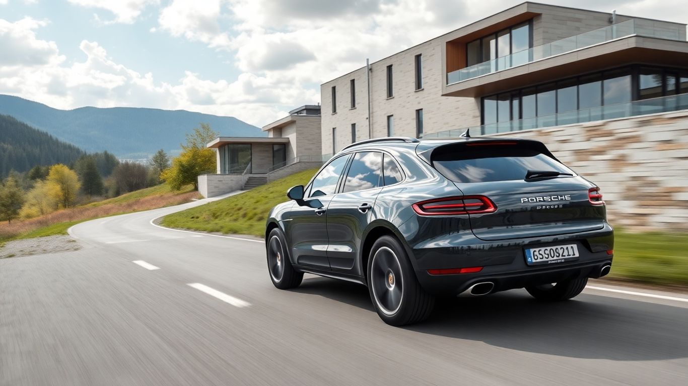 Porsche Macan Electric with architect Špela Videčnik in Slovenia.