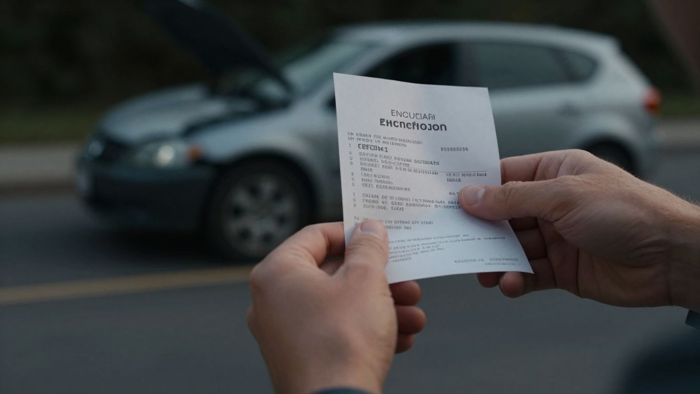 Medical bill and car accident aftermath