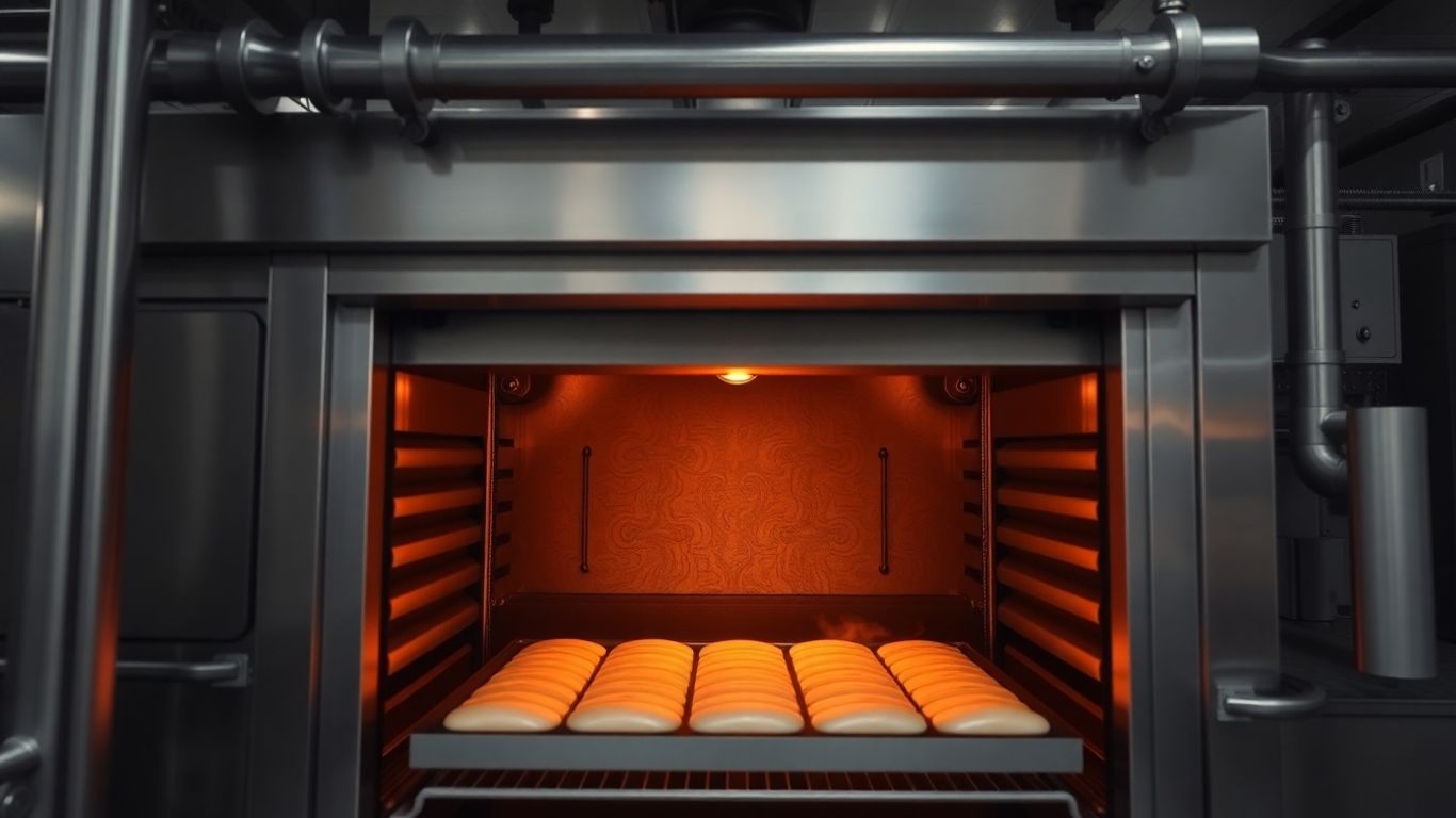 Industrieller Backofen mit Wärmerückgewinnungssystem