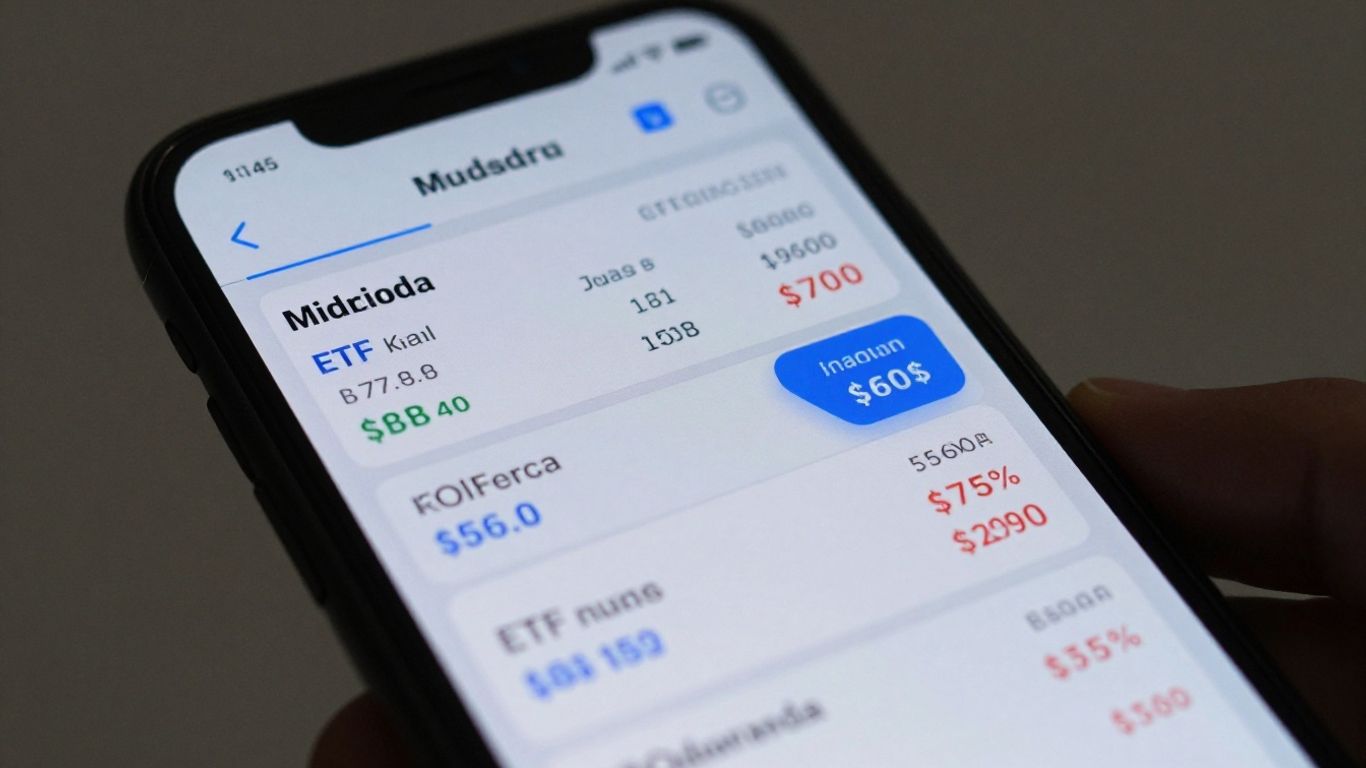 Fidelity trading app fees for mutual funds and ETFs.