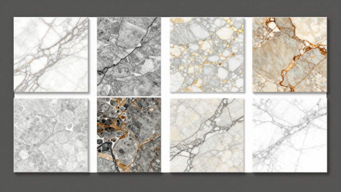 Natural stone marble tiles