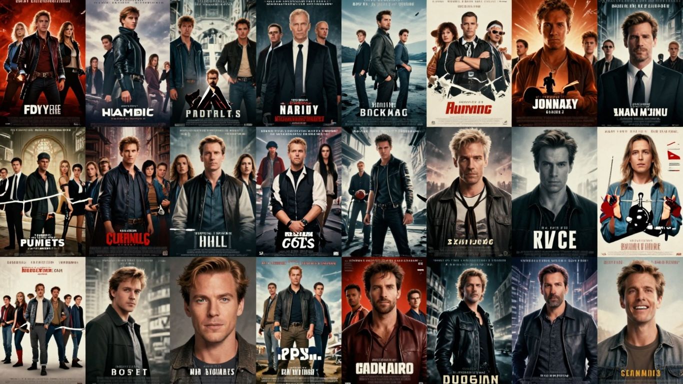 Vast collection of movie posters and TV show stills.