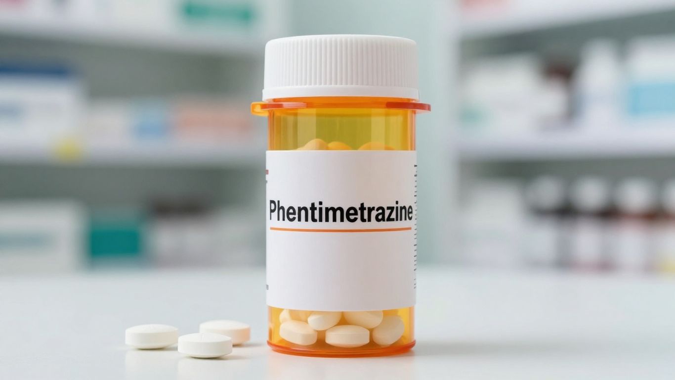 Phendimetrazine prescription bottle for weight loss
