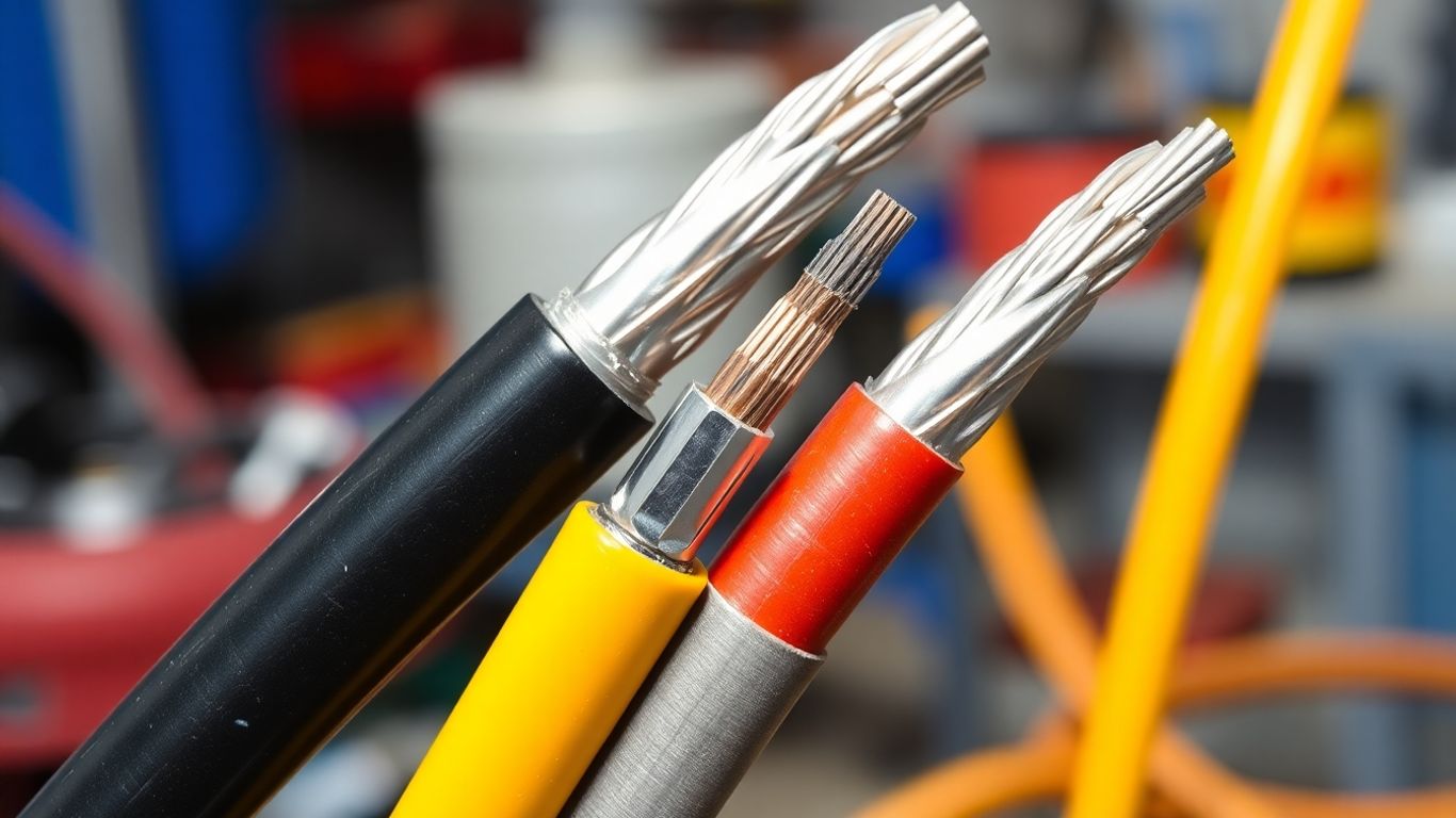 Kabelquerschnitt Berechnung mit verschiedenen Kabeltypen