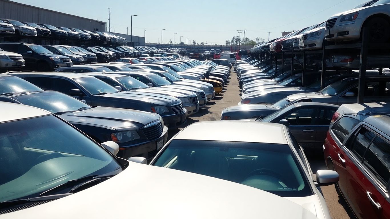 Chrysler wreckers yard with used car parts