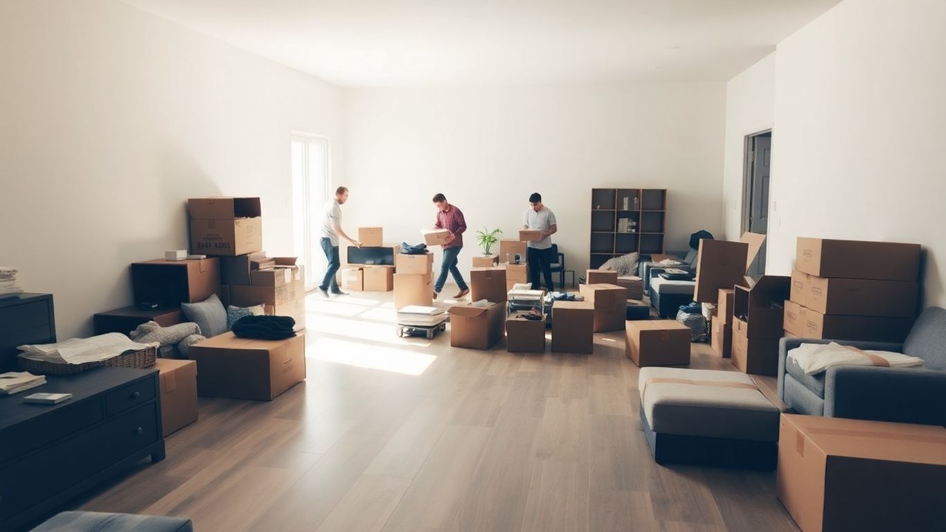 Cleaned room after junk removal service