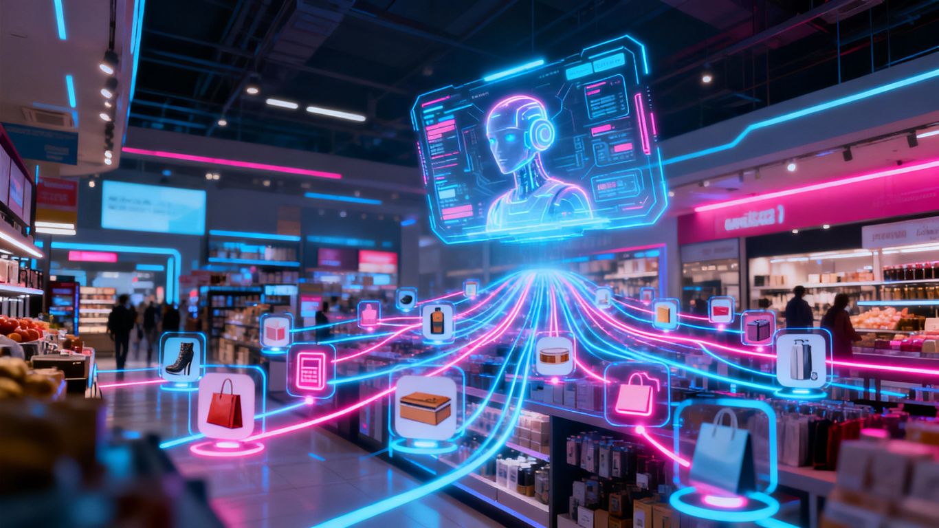 AI transforming e-commerce with smart search and product discovery.